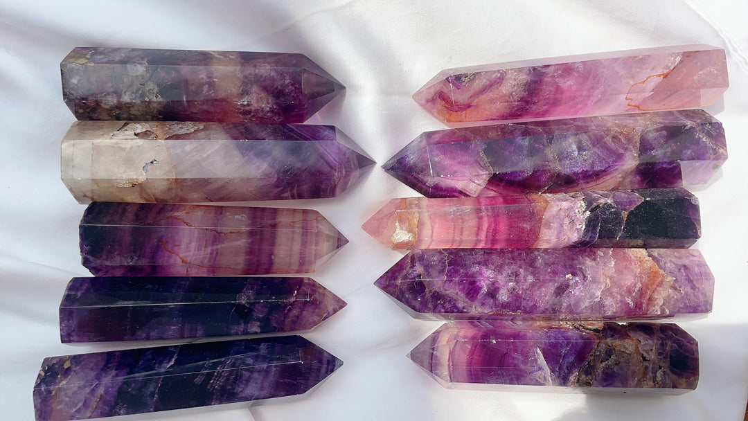 Purple Fluorite Tower