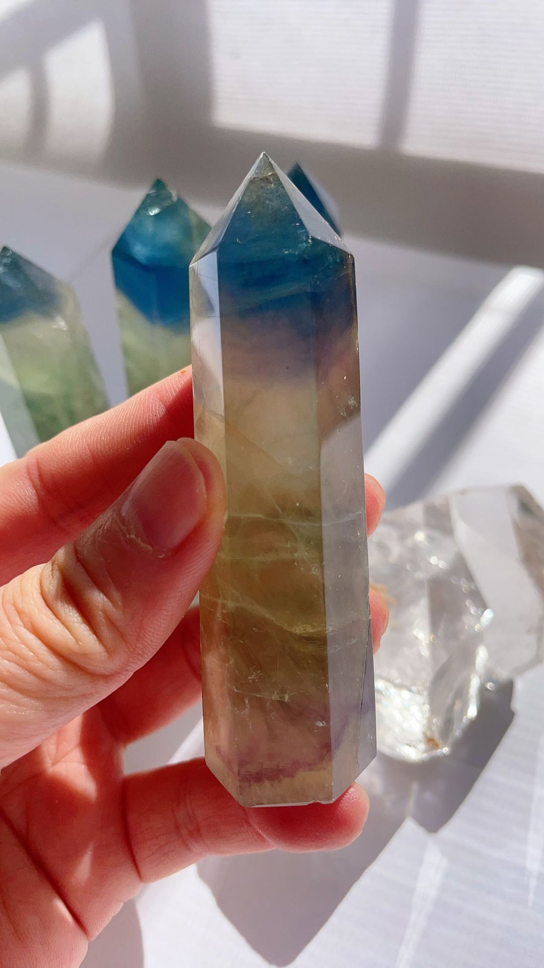 Blue Fluorite Tower