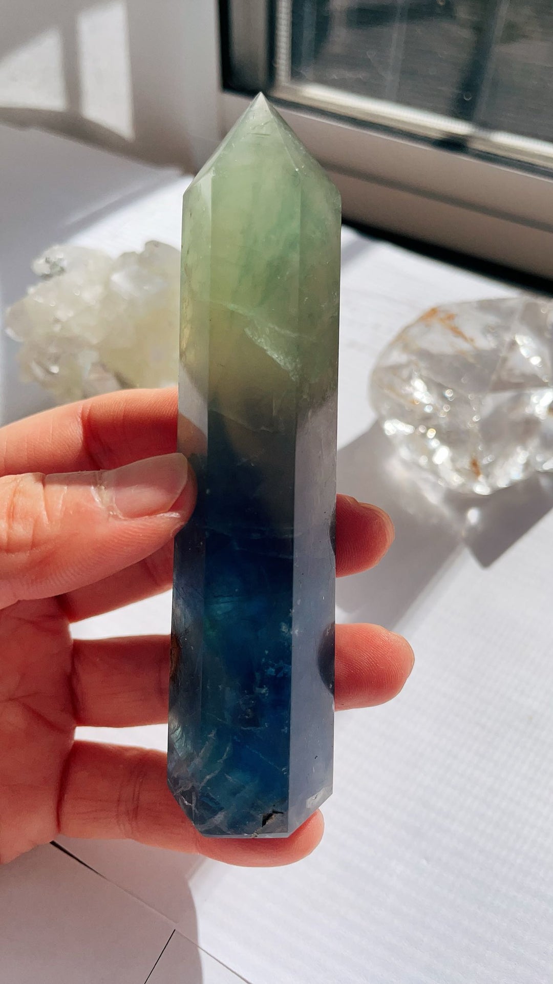 Blue Fluorite Tower