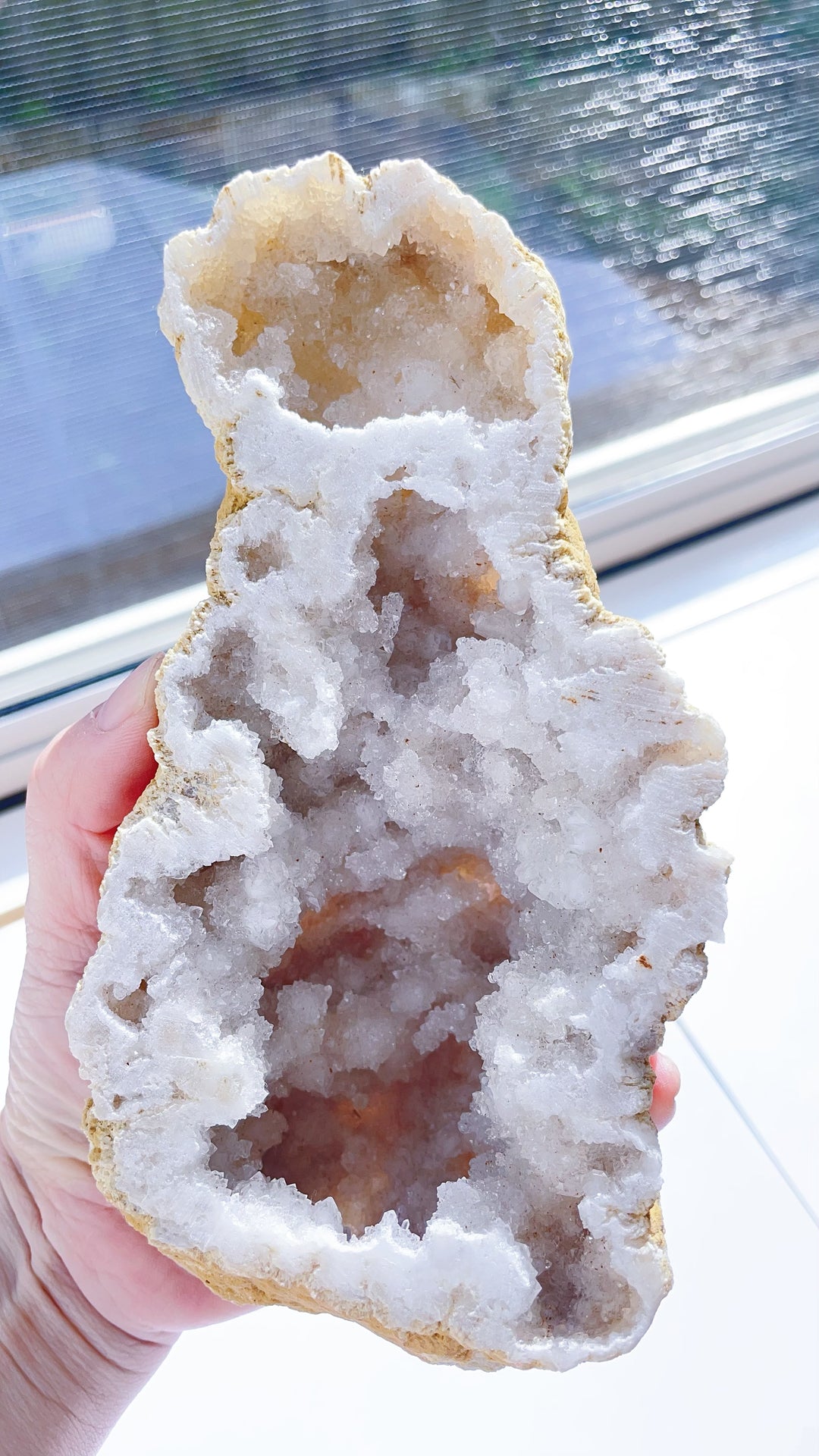 Moroccan Clear Quartz Cave Geode Cluster Statement