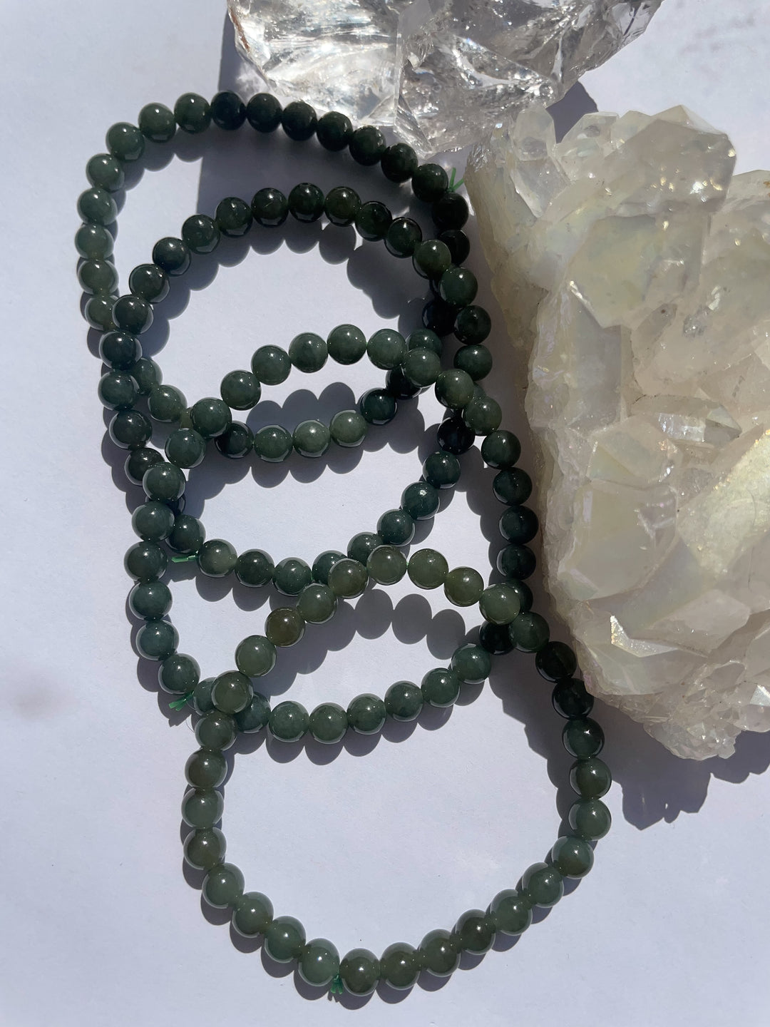 Jade Bracelet (Round Beads)