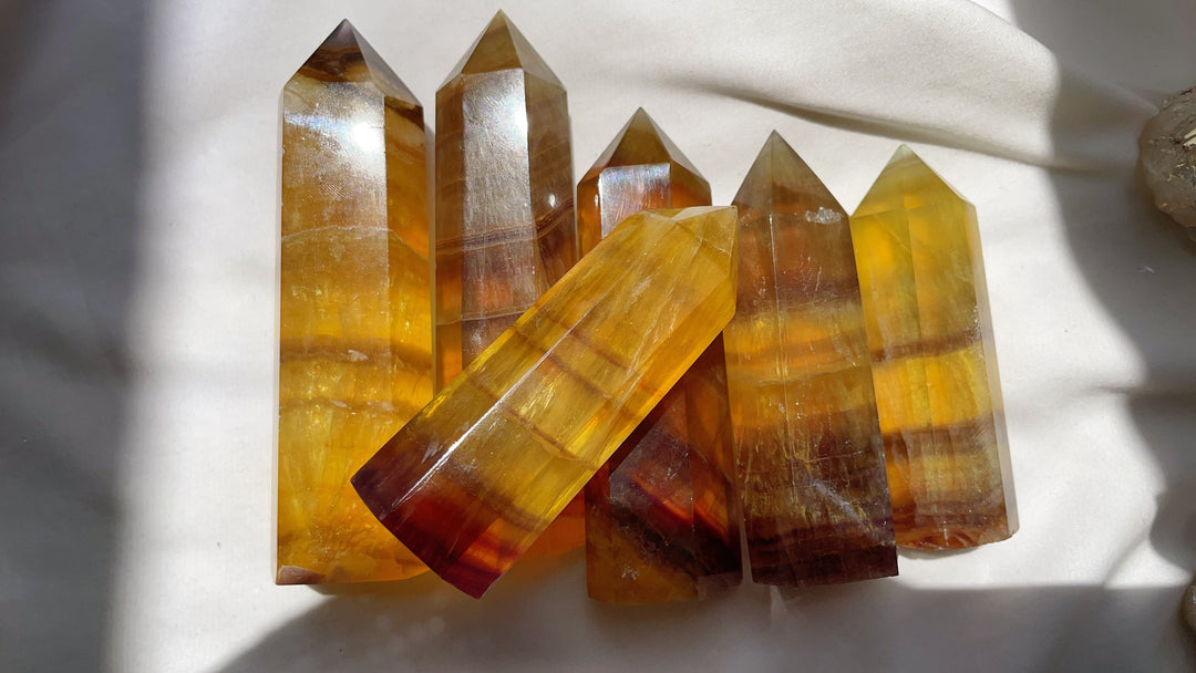 Yellow Fluorite Tower