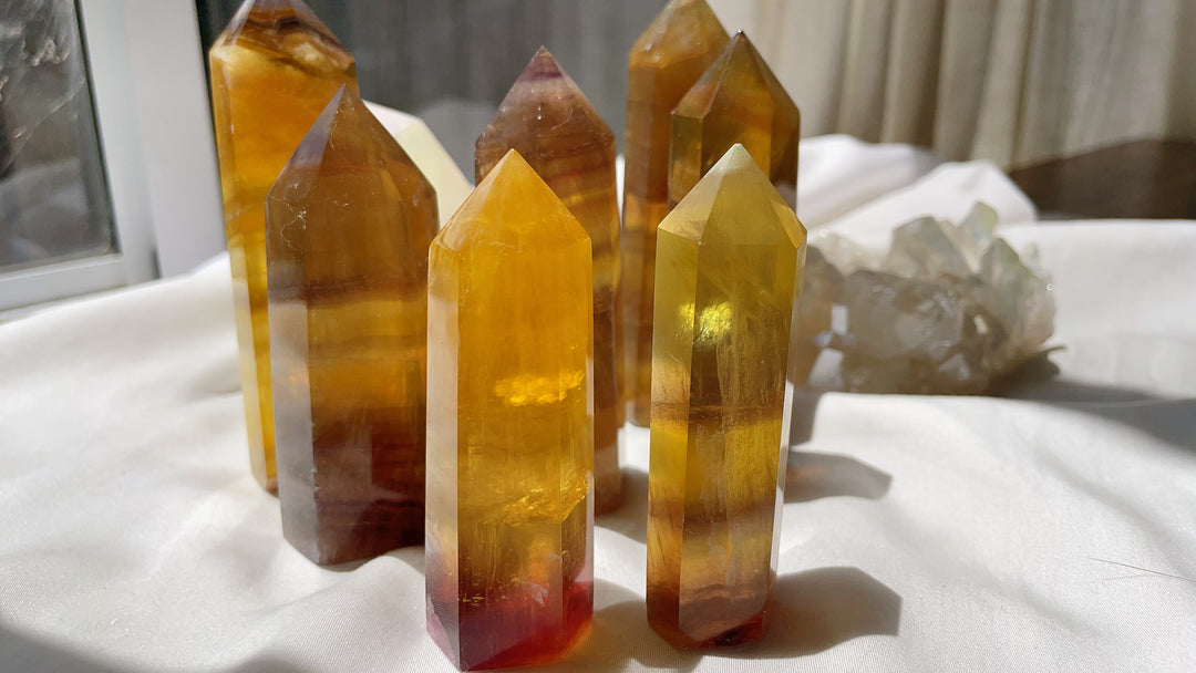 Yellow Fluorite Tower